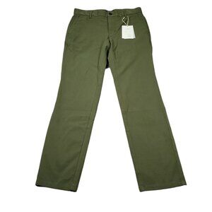 Everlane Uniform Performance Chino Slim Fit Pants Men's Size 31 x 30 Green